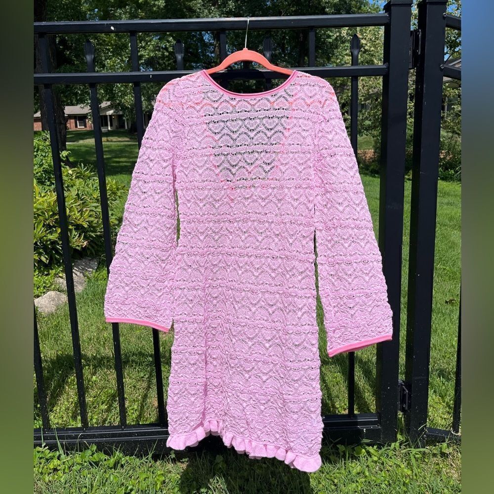 J Crew Limited Edition Open-Back Lace Mini Sweater Dress NWT - Picture 12 of 12
